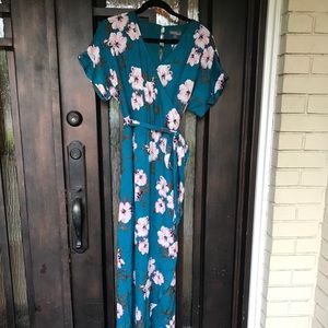 Market & Spruce Isla Faux Wrap Maxi Dress, NWT